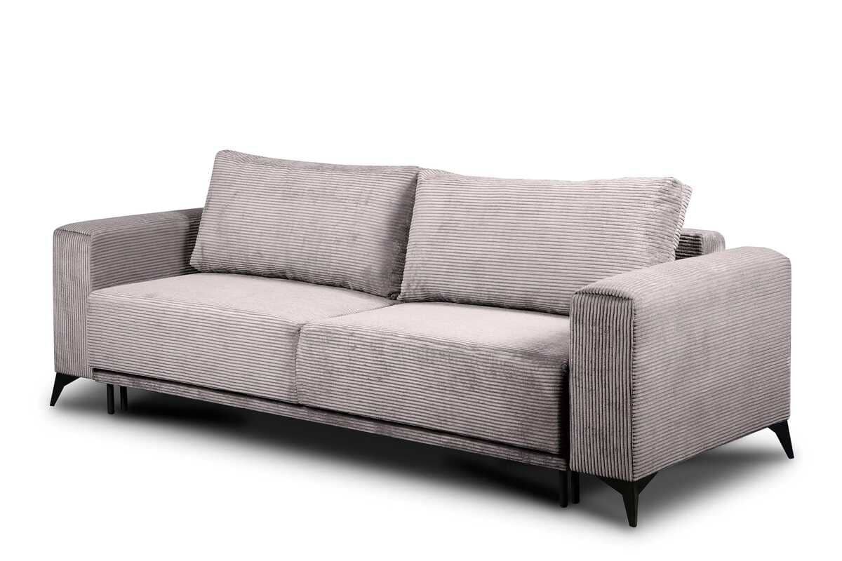 Sofa NIVU, šviesiai ruda, 260x100x98 cm