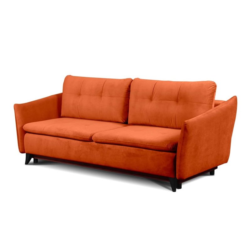 Sofa TENU, oranžinė, 230x92x97 cm