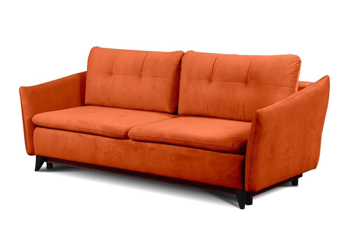 Sofa TENU, oranžinė, 230x92x97 cm