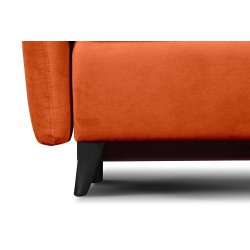 Sofa TENU, oranžinė, 230x92x97 cm