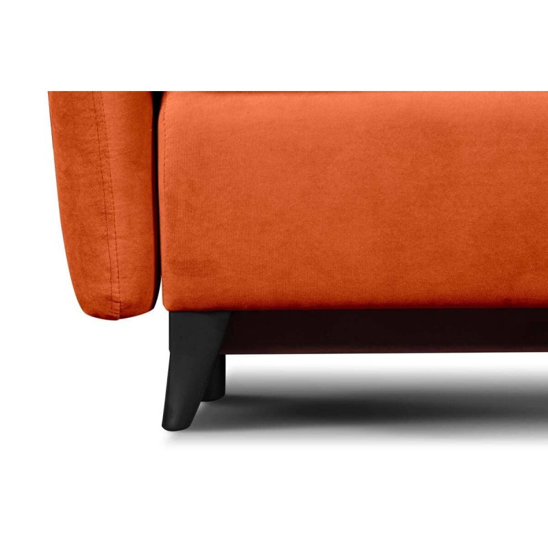 Sofa TENU, oranžinė, 230x92x97 cm