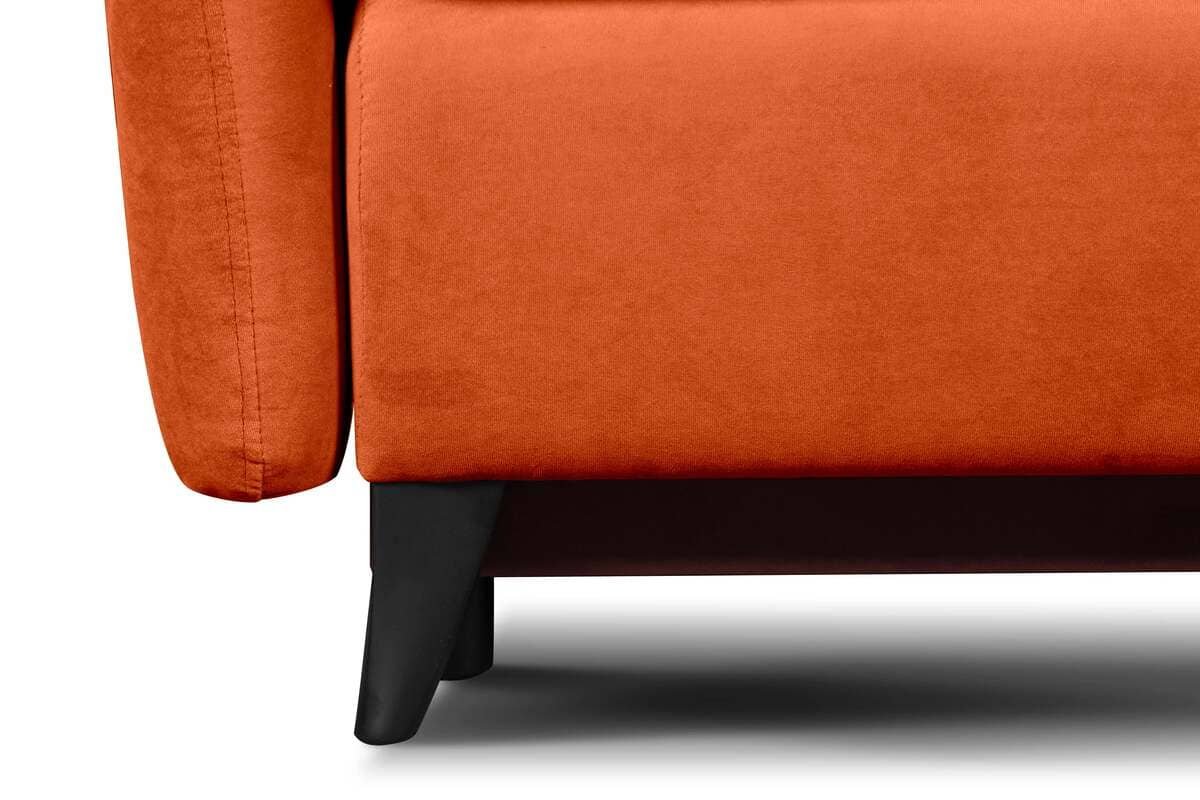 Sofa TENU, oranžinė, 230x92x97 cm