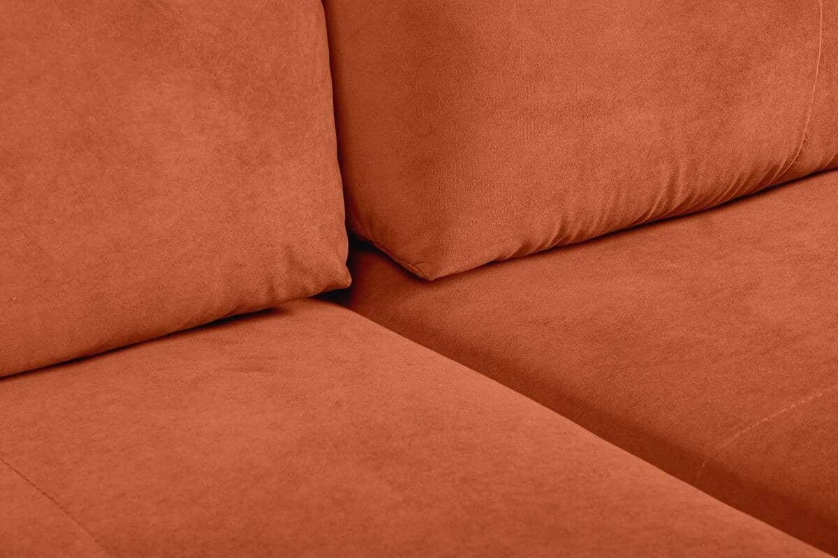 Sofa TENU, oranžinė, 230x92x97 cm