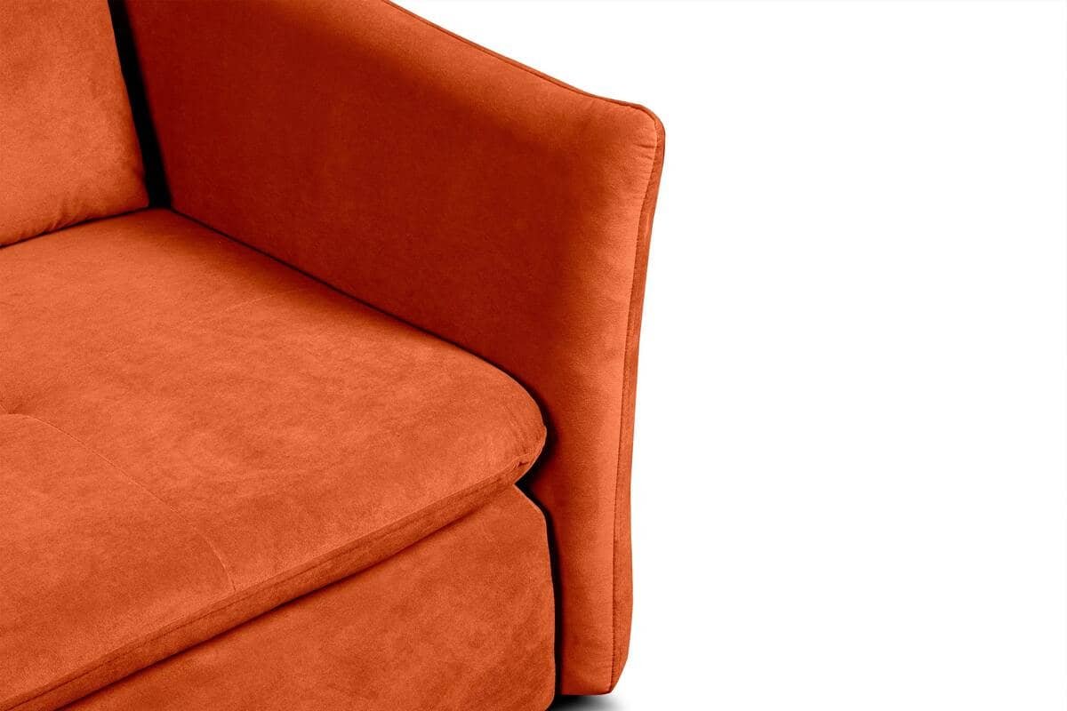 Sofa TENU, oranžinė, 230x92x97 cm