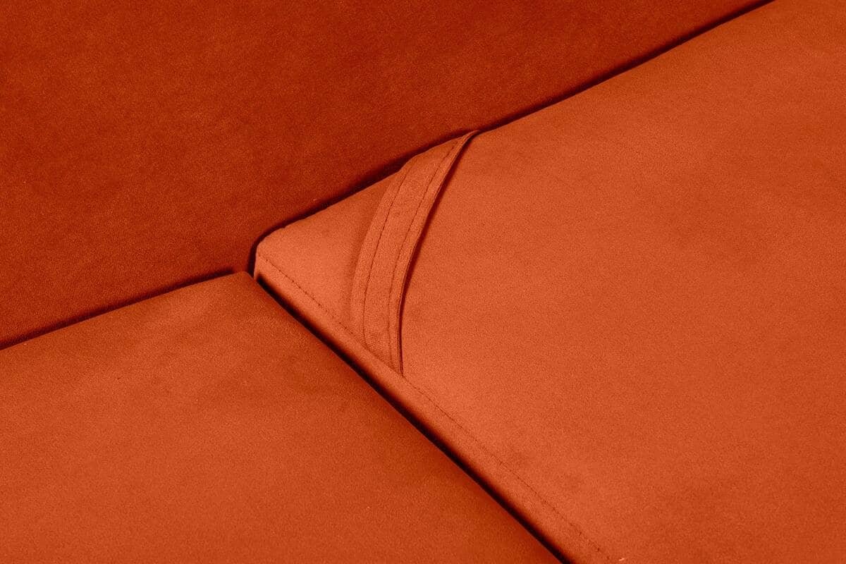 Sofa TENU, oranžinė, 230x92x97 cm