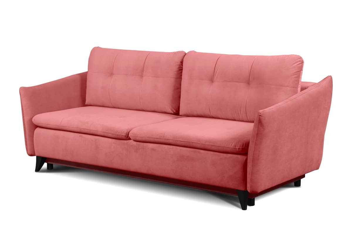 Sofa TENU, rožinė, 230x92x97 cm