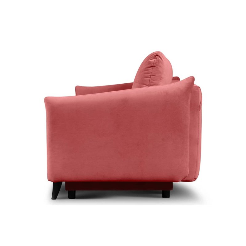 Sofa TENU, rožinė, 230x92x97 cm