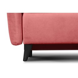 Sofa TENU, rožinė, 230x92x97 cm