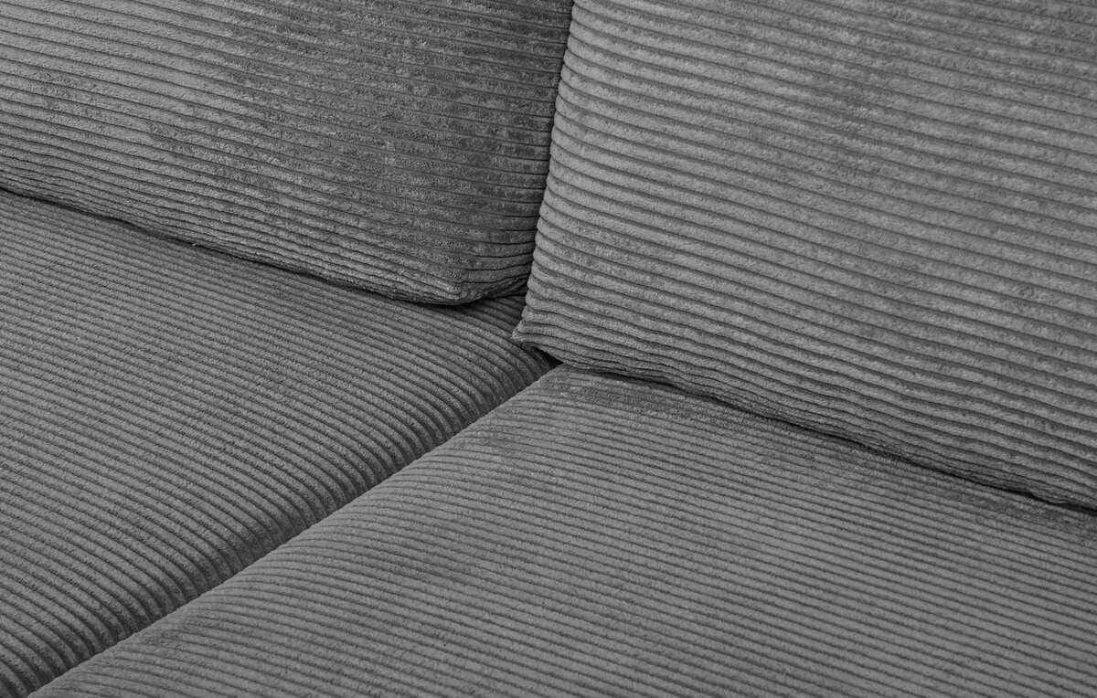 Sofa TENU A, tamsiai pilka, 230x92x97 cm