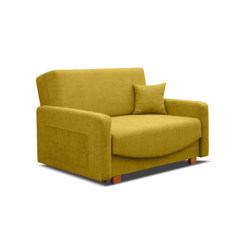 Sofa INCU, geltona, 135x96x83 cm