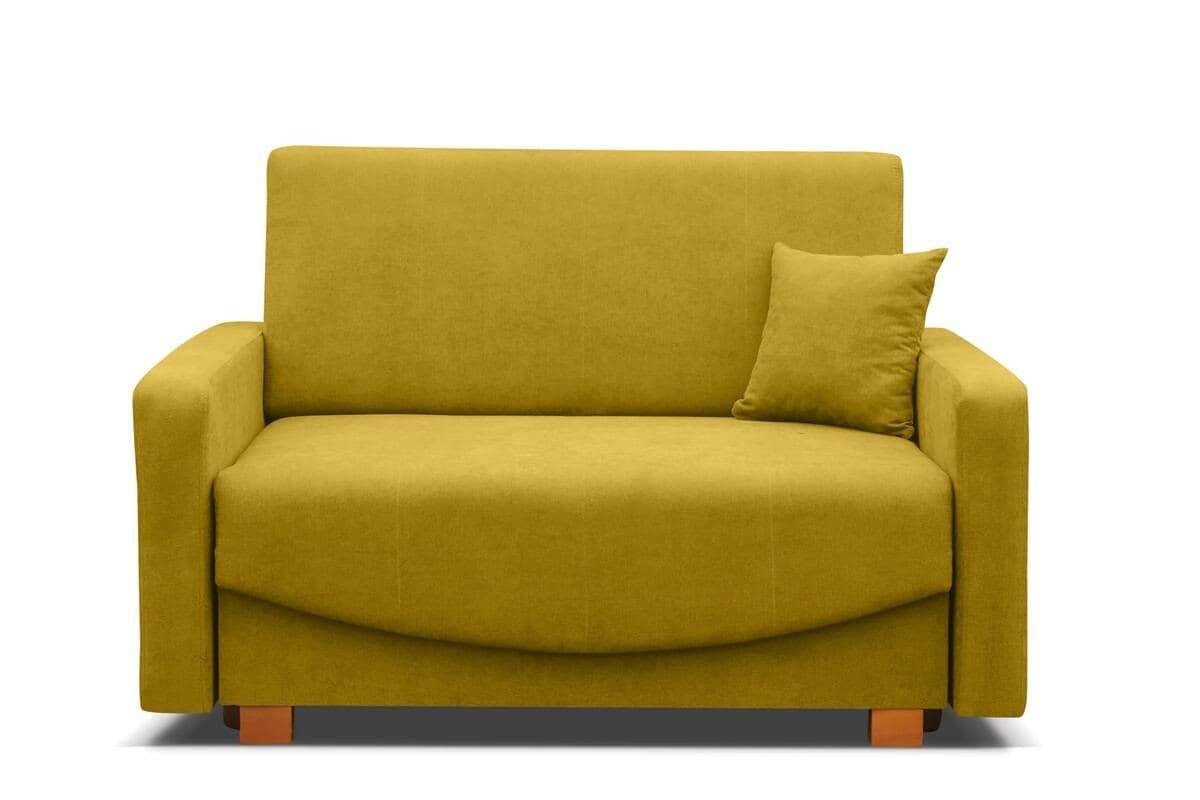 Sofa INCU, geltona, 135x96x83 cm