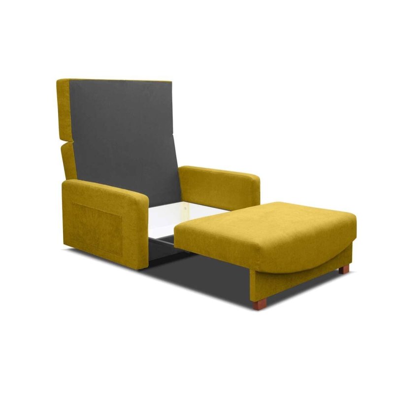 Sofa INCU, geltona, 135x96x83 cm