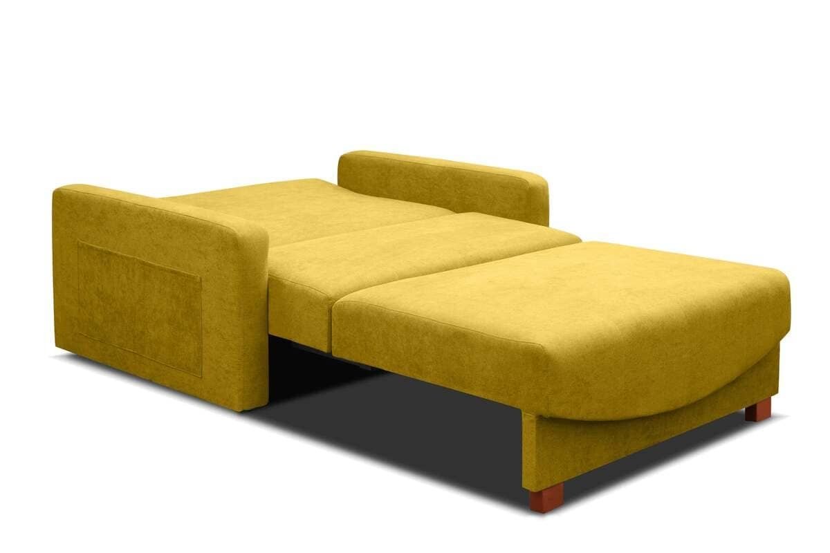 Sofa INCU, geltona, 135x96x83 cm