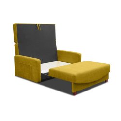 Sofa INCU, geltona, 150x96x83 cm