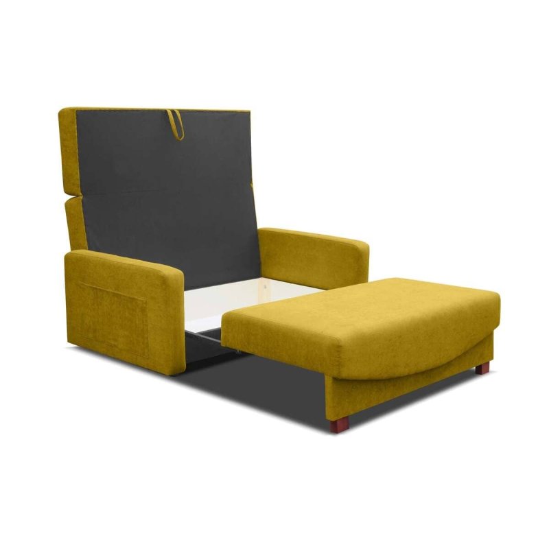 Sofa INCU, geltona, 150x96x83 cm