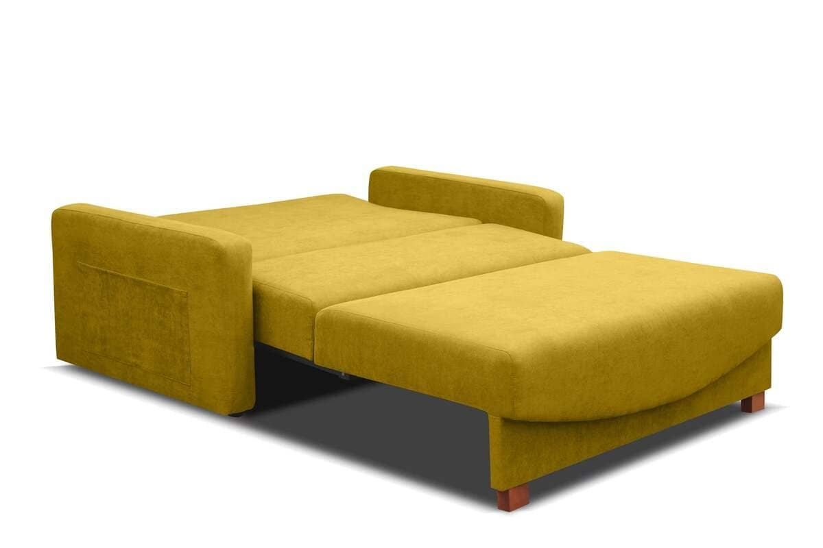 Sofa INCU, geltona, 150x96x83 cm