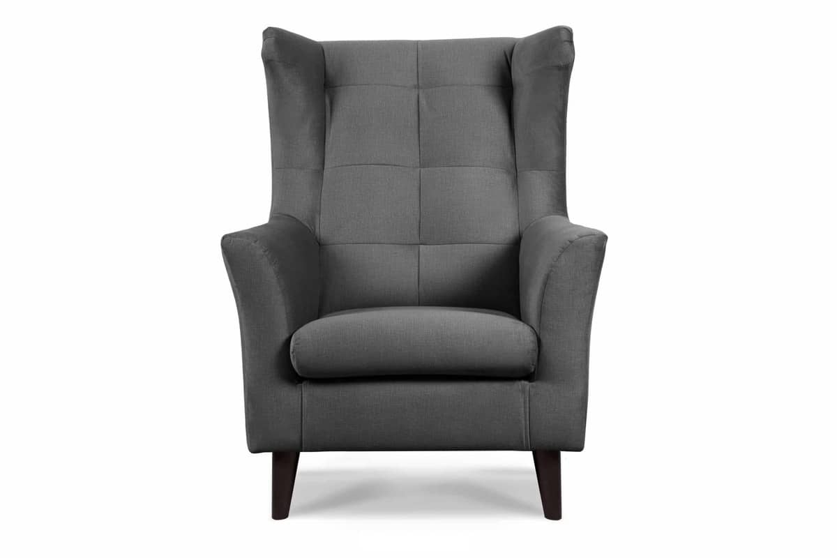 Fotelis SALIC, pilkas, 80x93x105 cm