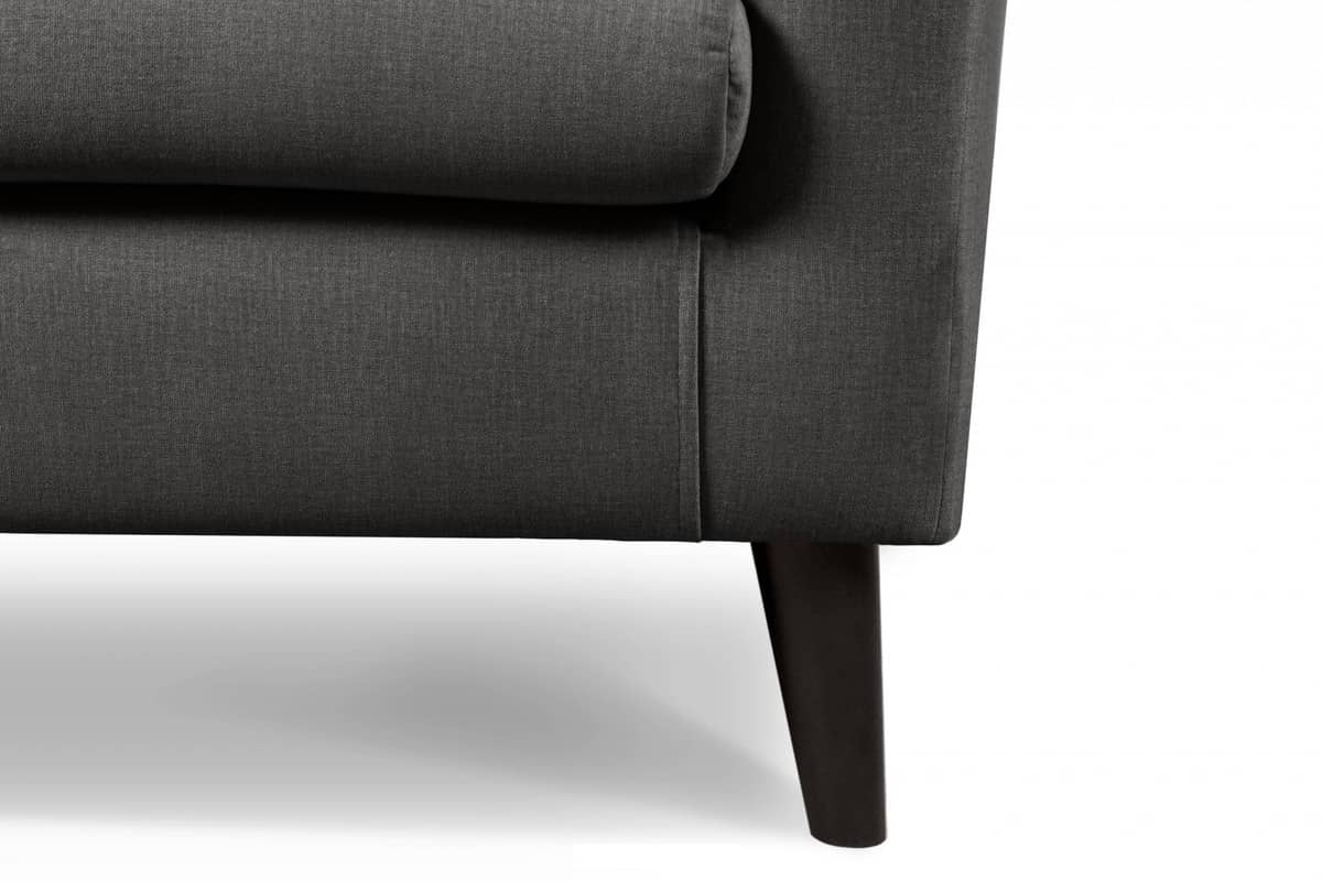 Fotelis SALIC, pilkas, 80x93x105 cm