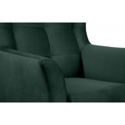 Fotelis SALIC, žalias, 80x93x105 cm