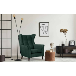 Fotelis SALIC, žalias, 80x93x105 cm