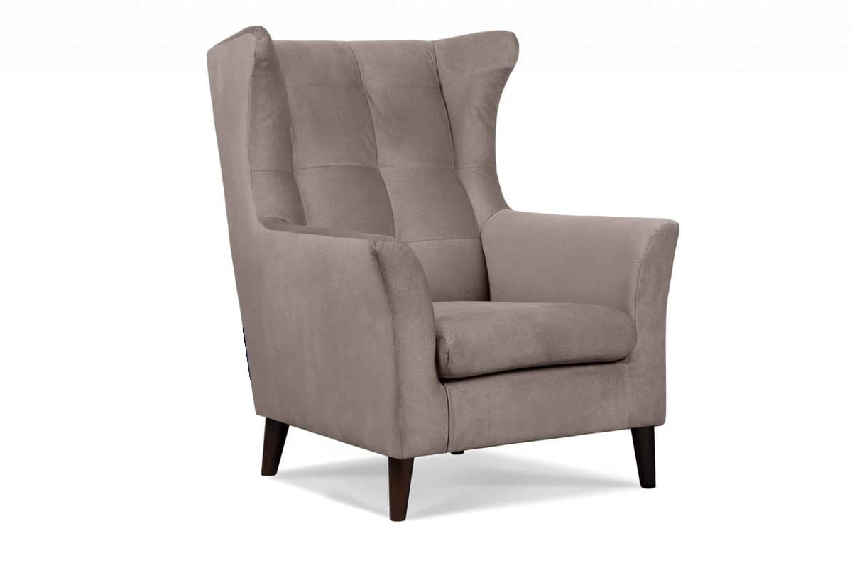 Fotelis SALIC, smėlio, 80x93x105 cm