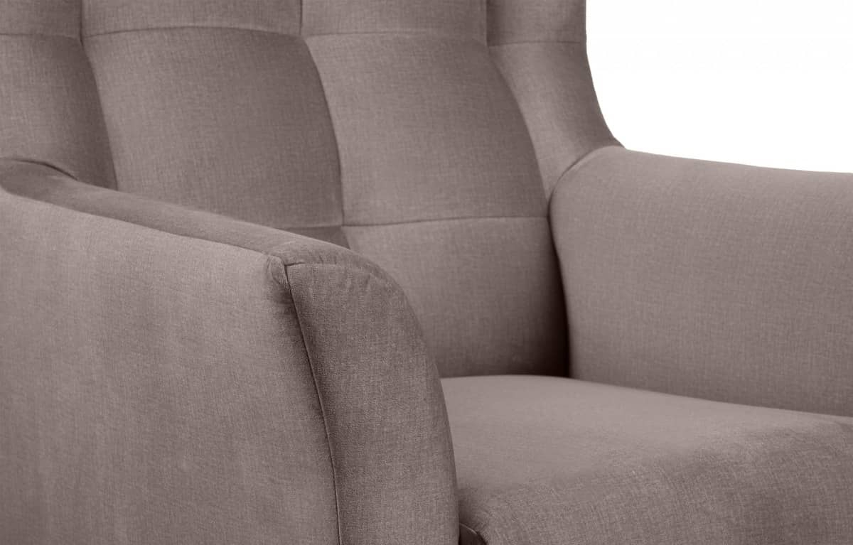 Fotelis SALIC, smėlio, 80x93x105 cm