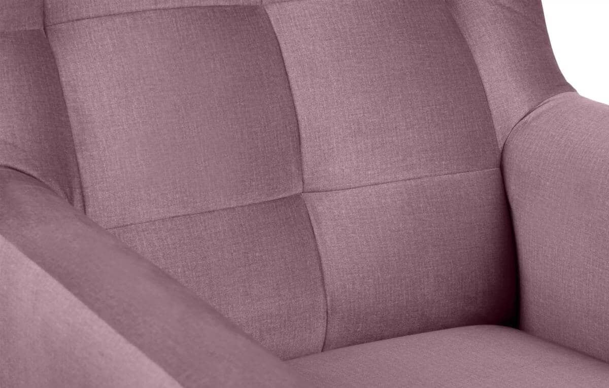 Fotelis SALIC, rožinis, 80x93x105 cm