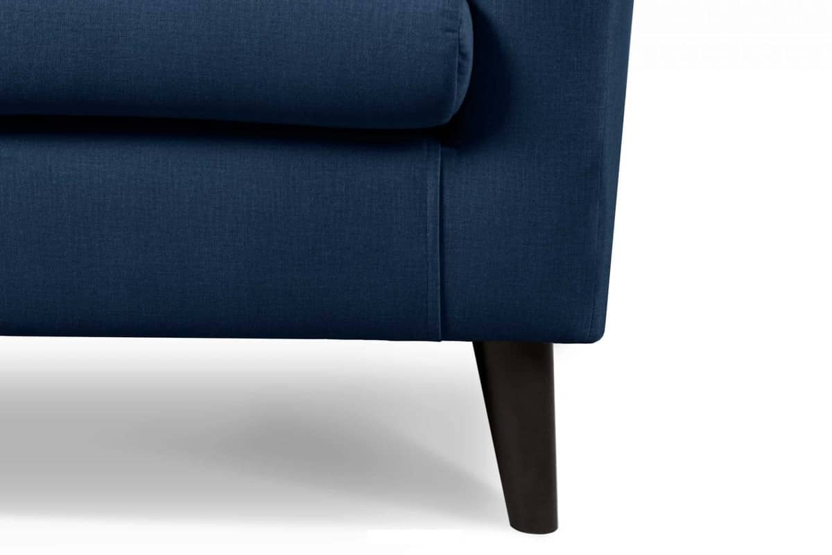 Fotelis SALIC, mėlynas, 80x93x105 cm