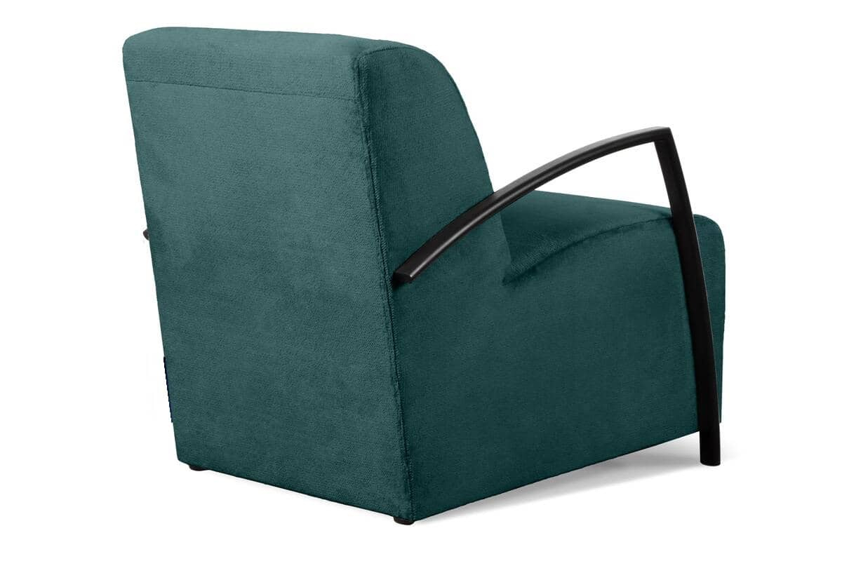 Fotelis CARA, jūros mėlynas, 67x82x76 cm