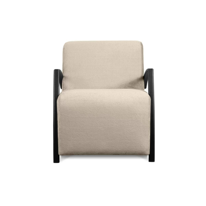 Fotelis CARA, kreminis, 67x82x76 cm