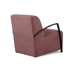 Fotelis CARA, rožinis, 67x82x76 cm