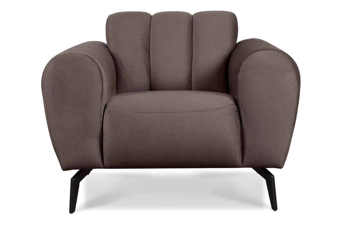 Fotelis RUBERI, rudas, 98x92x78 cm