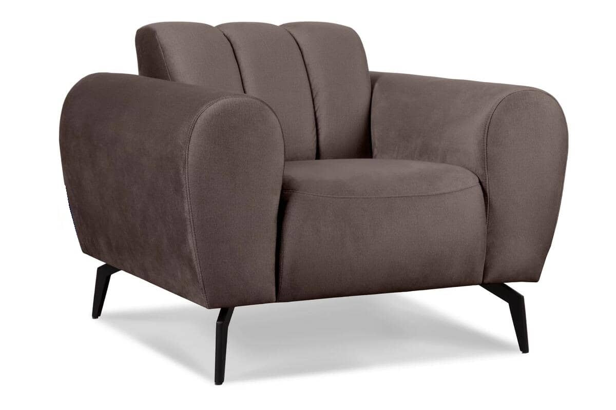 Fotelis RUBERI, rudas, 98x92x78 cm