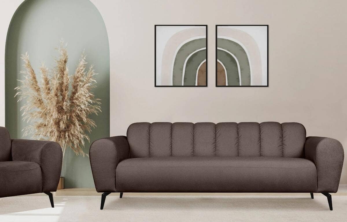 Sofa RUBERI, ruda, 220x92x78 cm