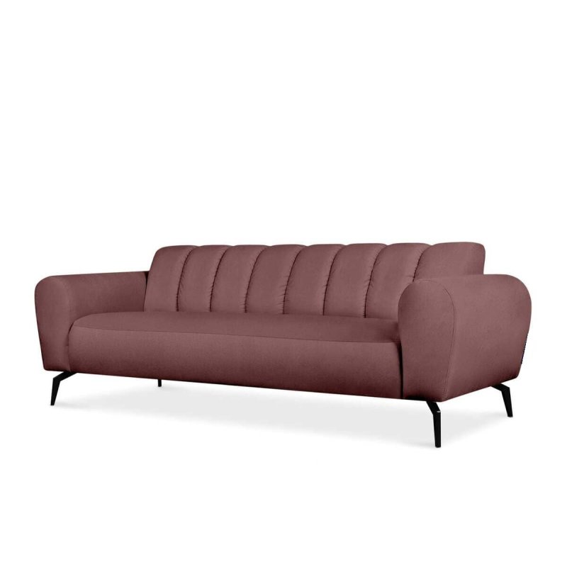 Sofa RUBERI, rožinė, 220x92x78 cm