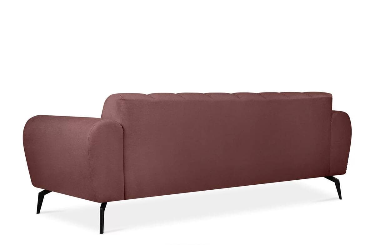 Sofa RUBERI, rožinė, 220x92x78 cm