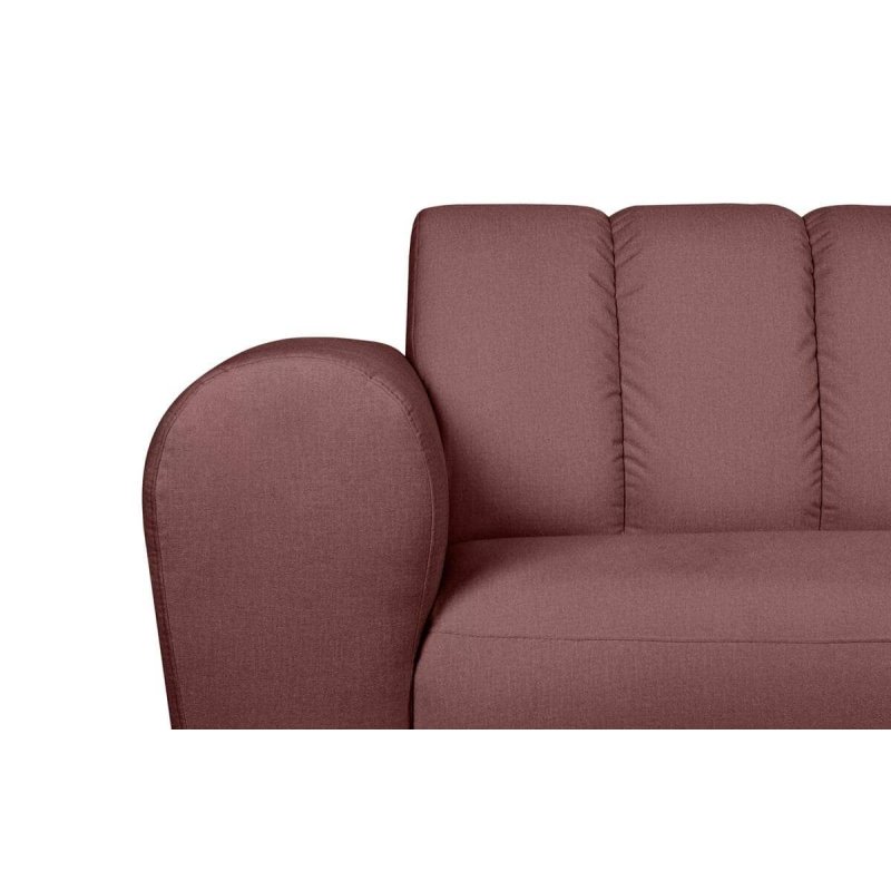 Sofa RUBERI, rožinė, 220x92x78 cm