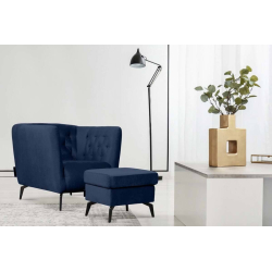 Fotelis CORDO, mėlynas, 103x88x91 cm
