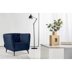 Fotelis CORDO, mėlynas, 103x88x91 cm