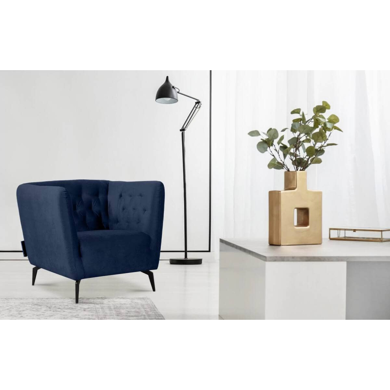 Fotelis CORDO, mėlynas, 103x88x91 cm