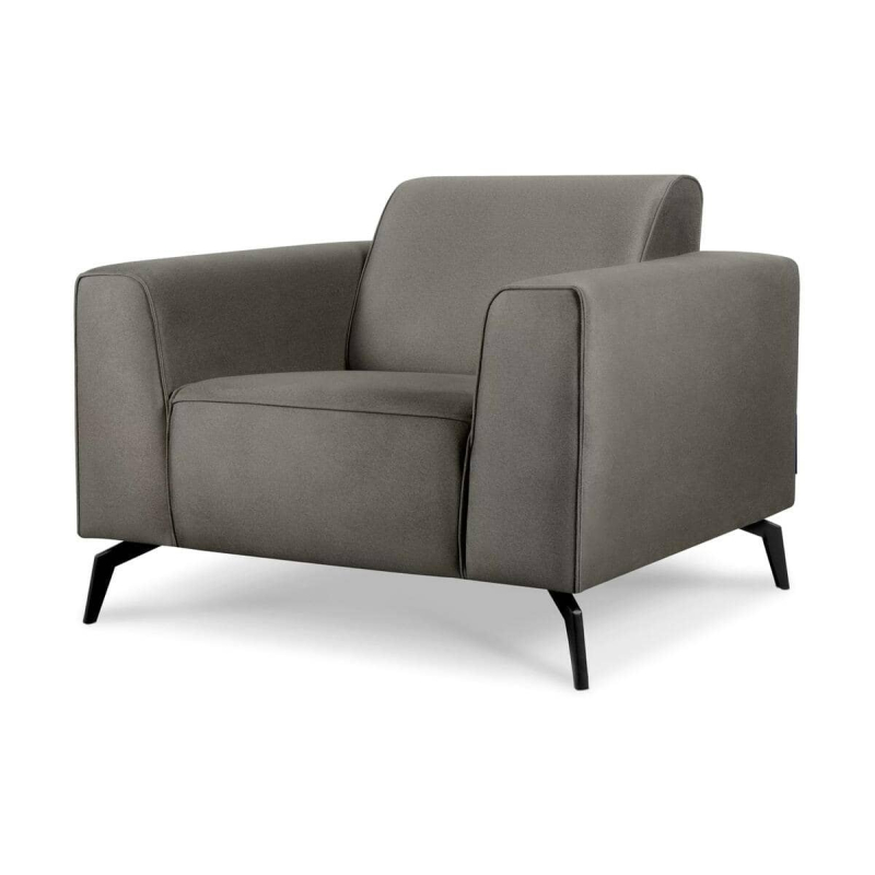 Fotelis VESTRU, pilkas, 100x92x78 cm