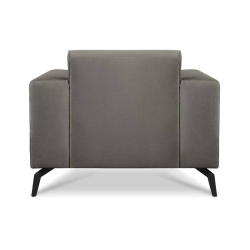 Fotelis VESTRU, pilkas, 100x92x78 cm