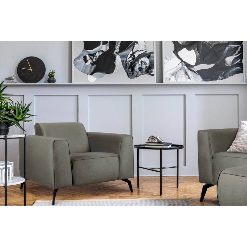 Fotelis VESTRU, pilkas, 100x92x78 cm