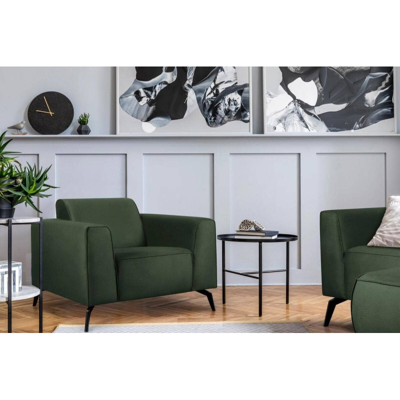 Fotelis VESTRU, žalias, 100x92x78 cm