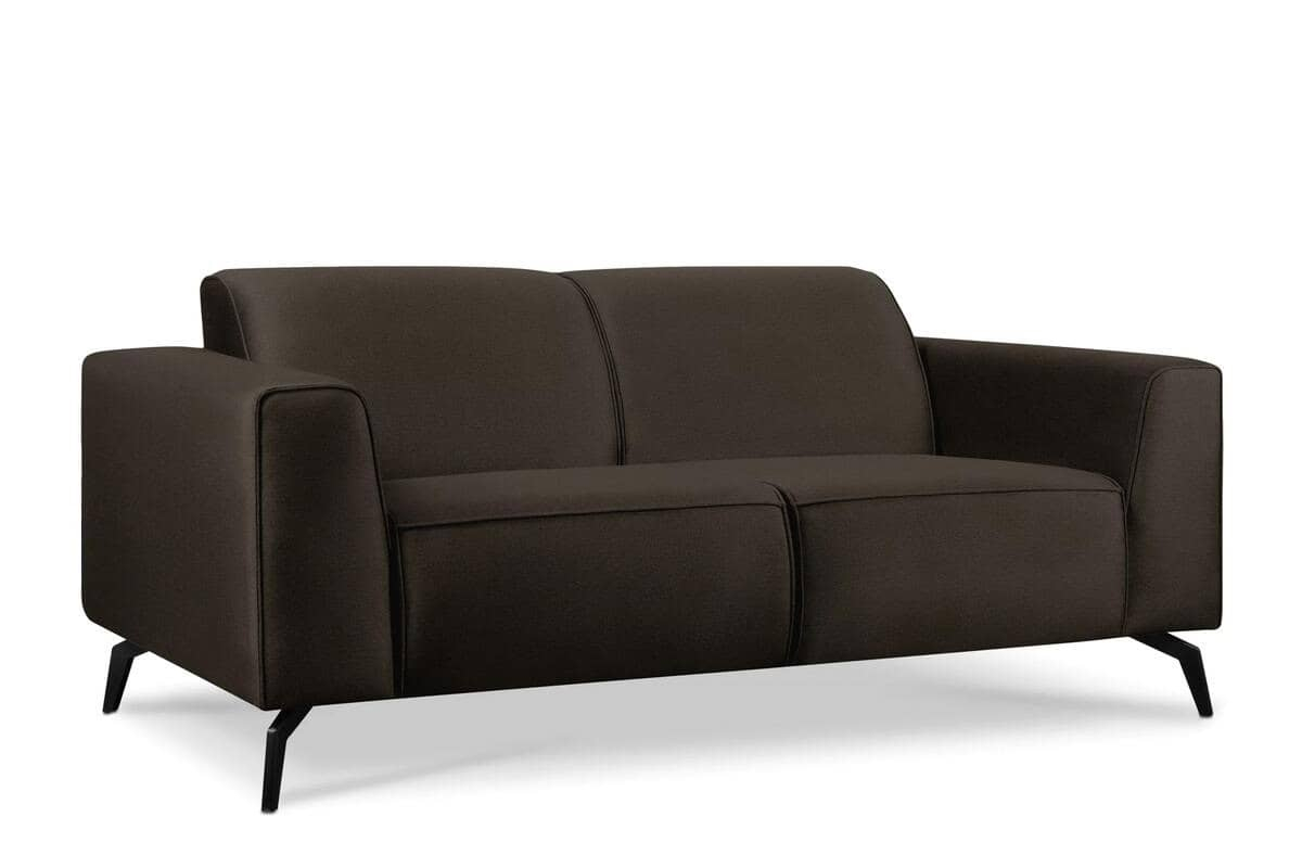 Sofa VESTRU, tamsiai ruda, 175x92x78 cm