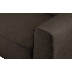 Sofa VESTRU, tamsiai ruda, 175x92x78 cm