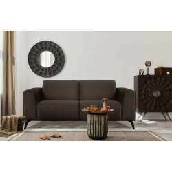 Sofa VESTRU, tamsiai ruda, 175x92x78 cm