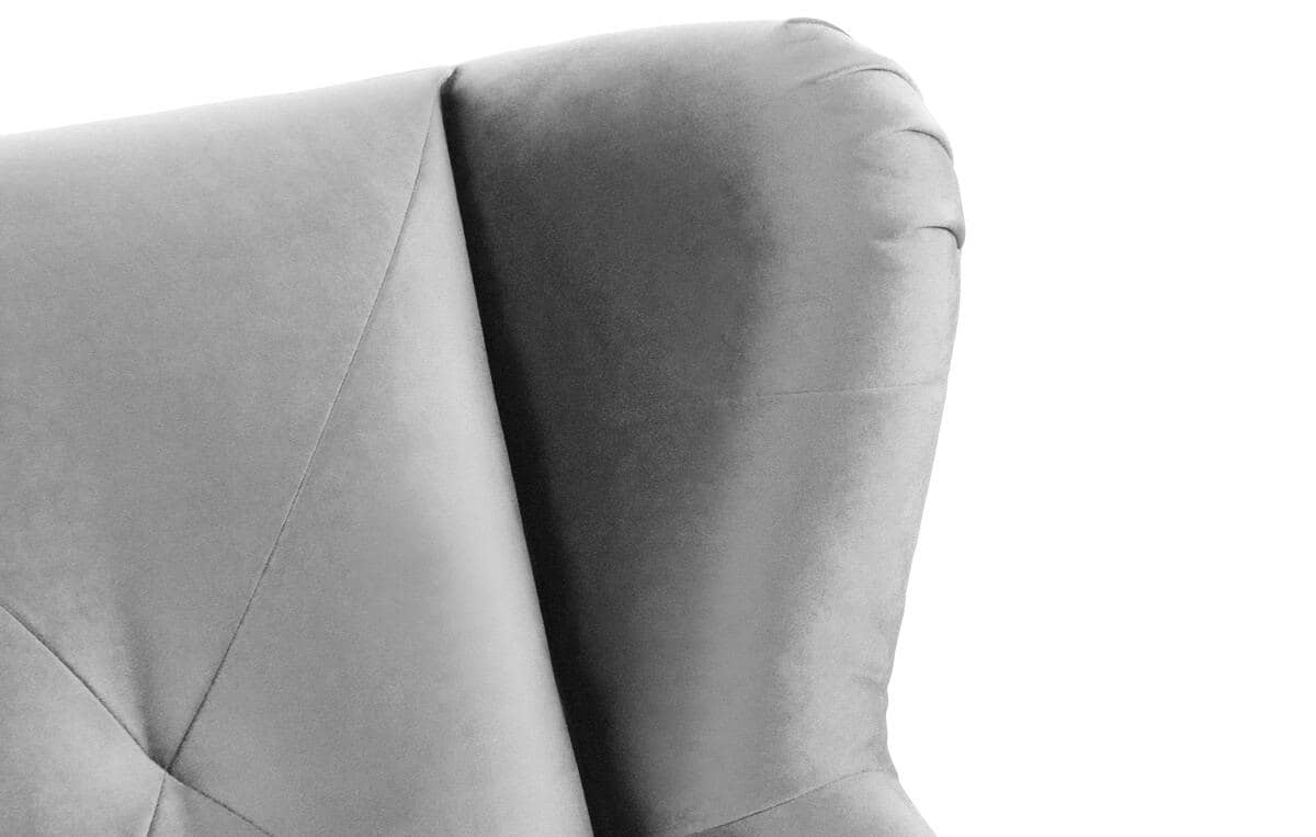 Fotelis MIRU, šviesiai pilkas, 90x100x105 cm