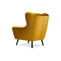 Fotelis MIRU, geltonas, 90x100x105 cm