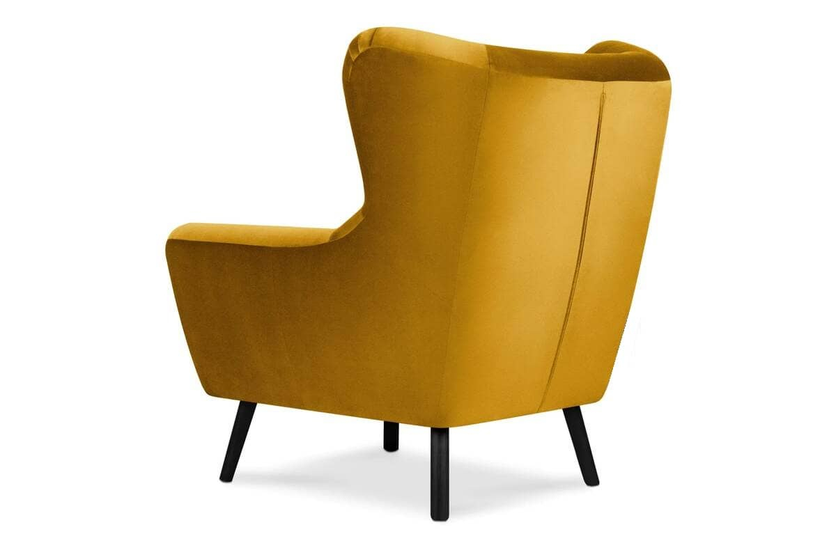 Fotelis MIRU, geltonas, 90x100x105 cm